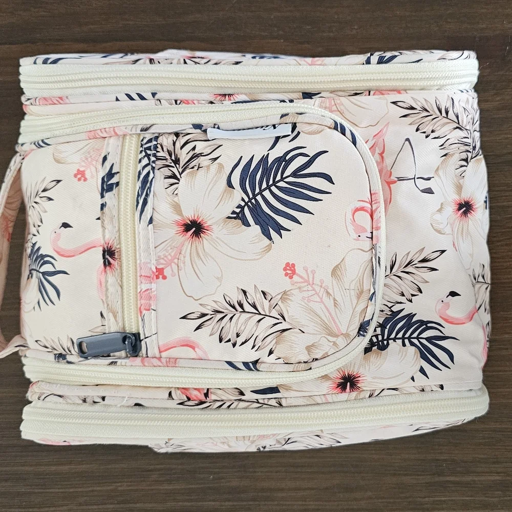 Floral Hanging Toiletry Bag